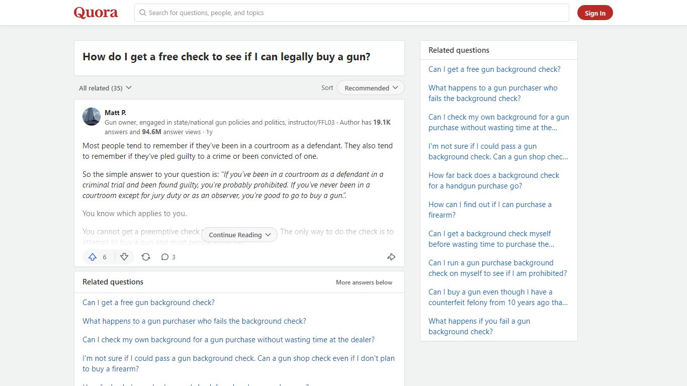 How to get a free check to see if I can legally buy a gun - Quora